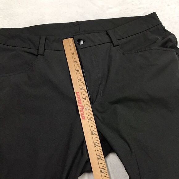 LULULEMON Commission Pant Men 38 (36x33) Charcoal Gray Classic Warpstreme Chino - Picture 7 of 14